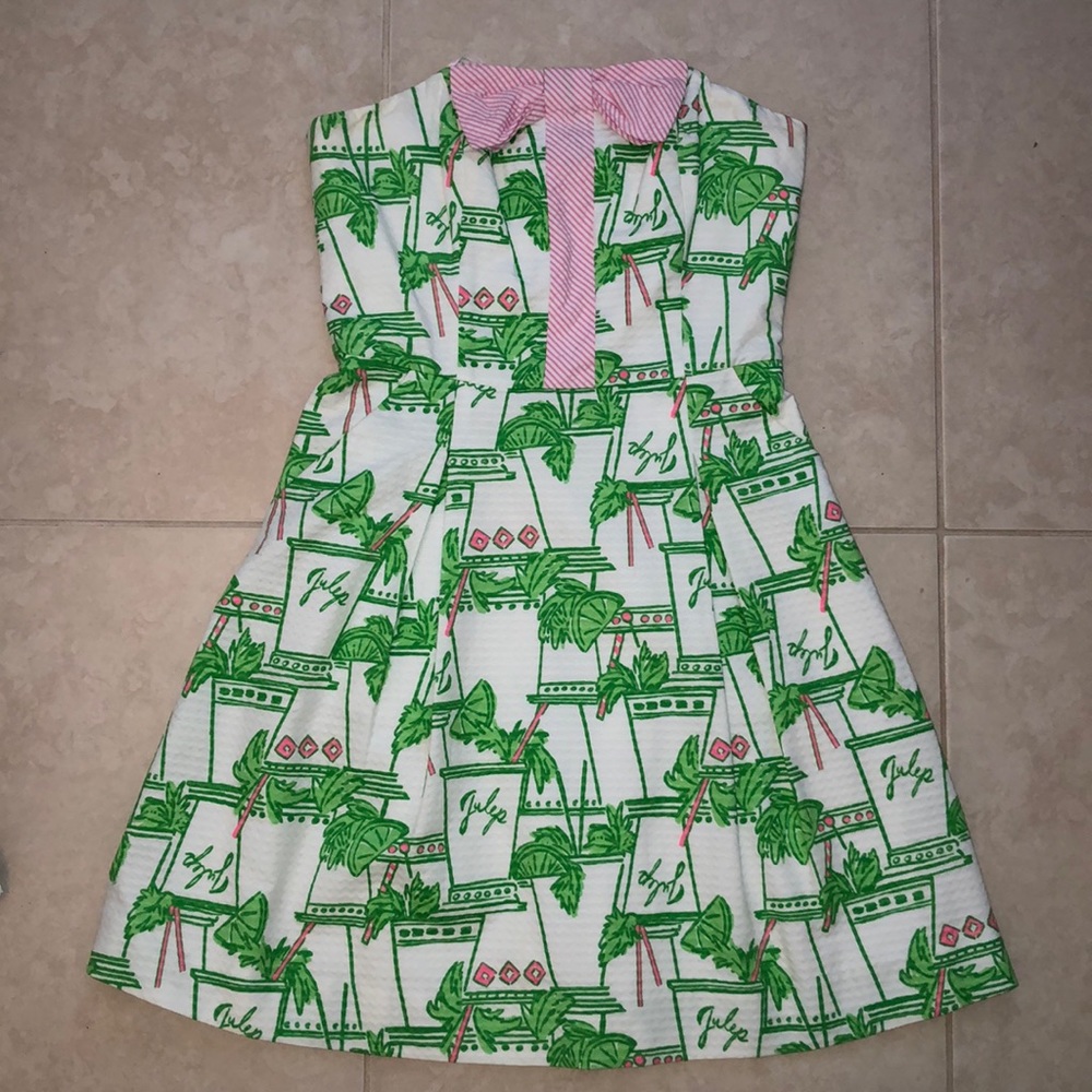 LILLY PULITZER 🎀 Mint Julep Dress 👗 Sz 0
